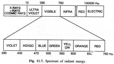 Spectrum of Radiant Energy