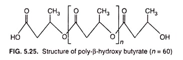 Structure of poly-β-hydroxy butyrate 